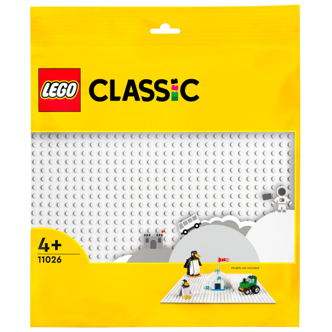 Конструктор LEGO Classic Базова пластина білого кольору (11026)