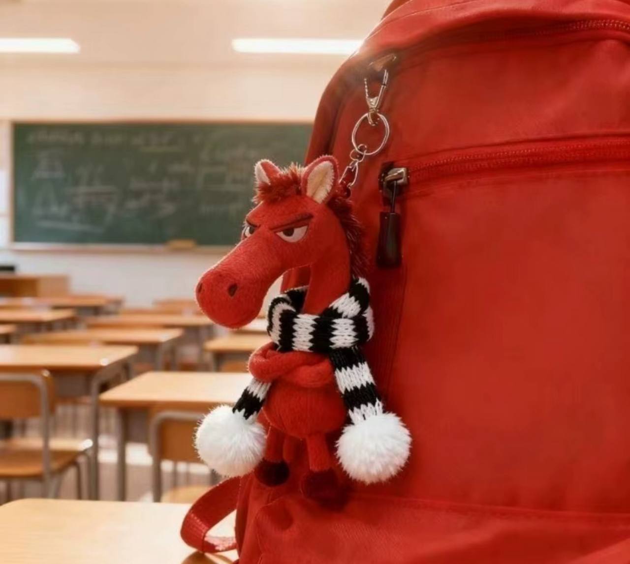Плюшевий брелок у вигляді червоного коня, Символ року 2026