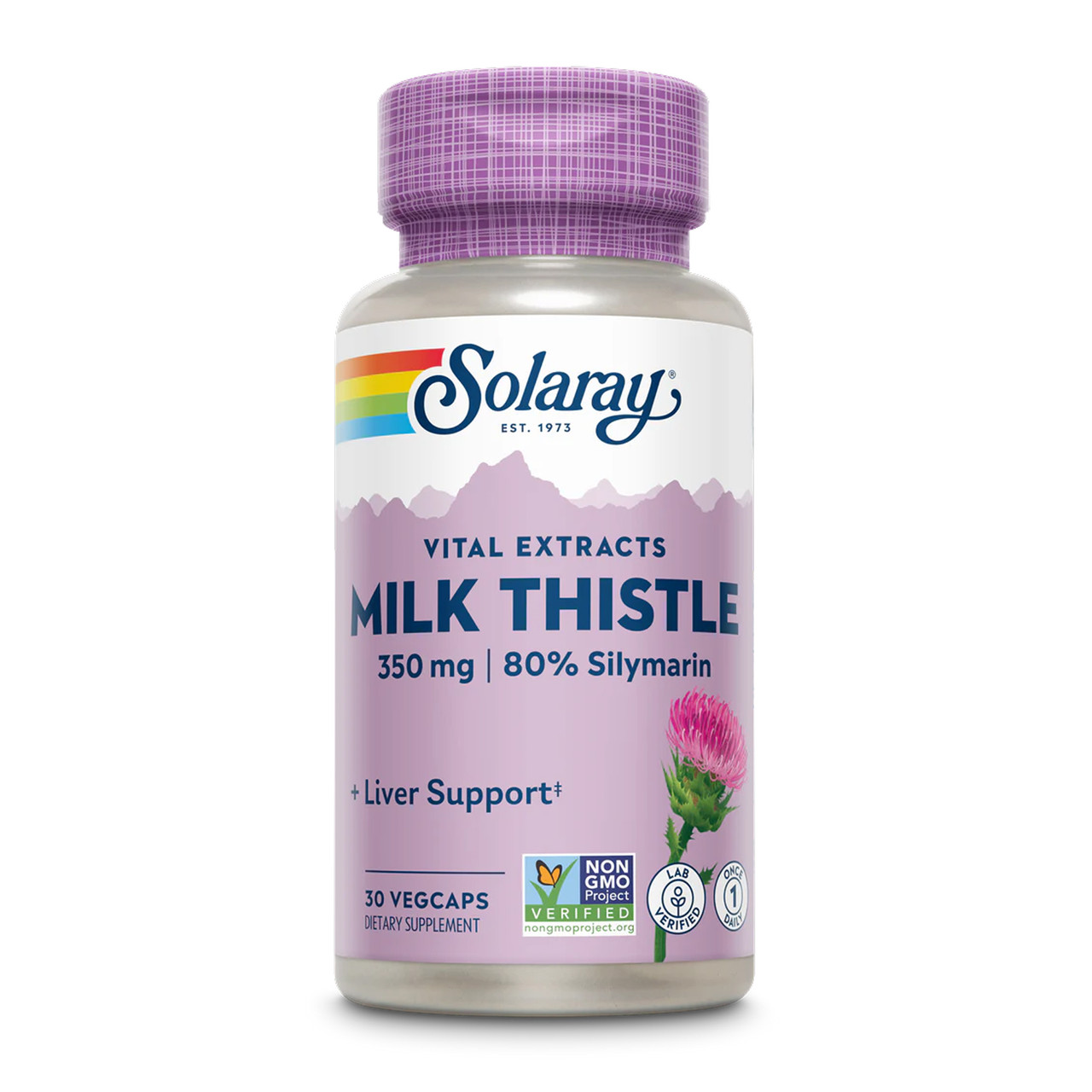 Milk Thistle Seed Extract One 350mg - 30 vcaps