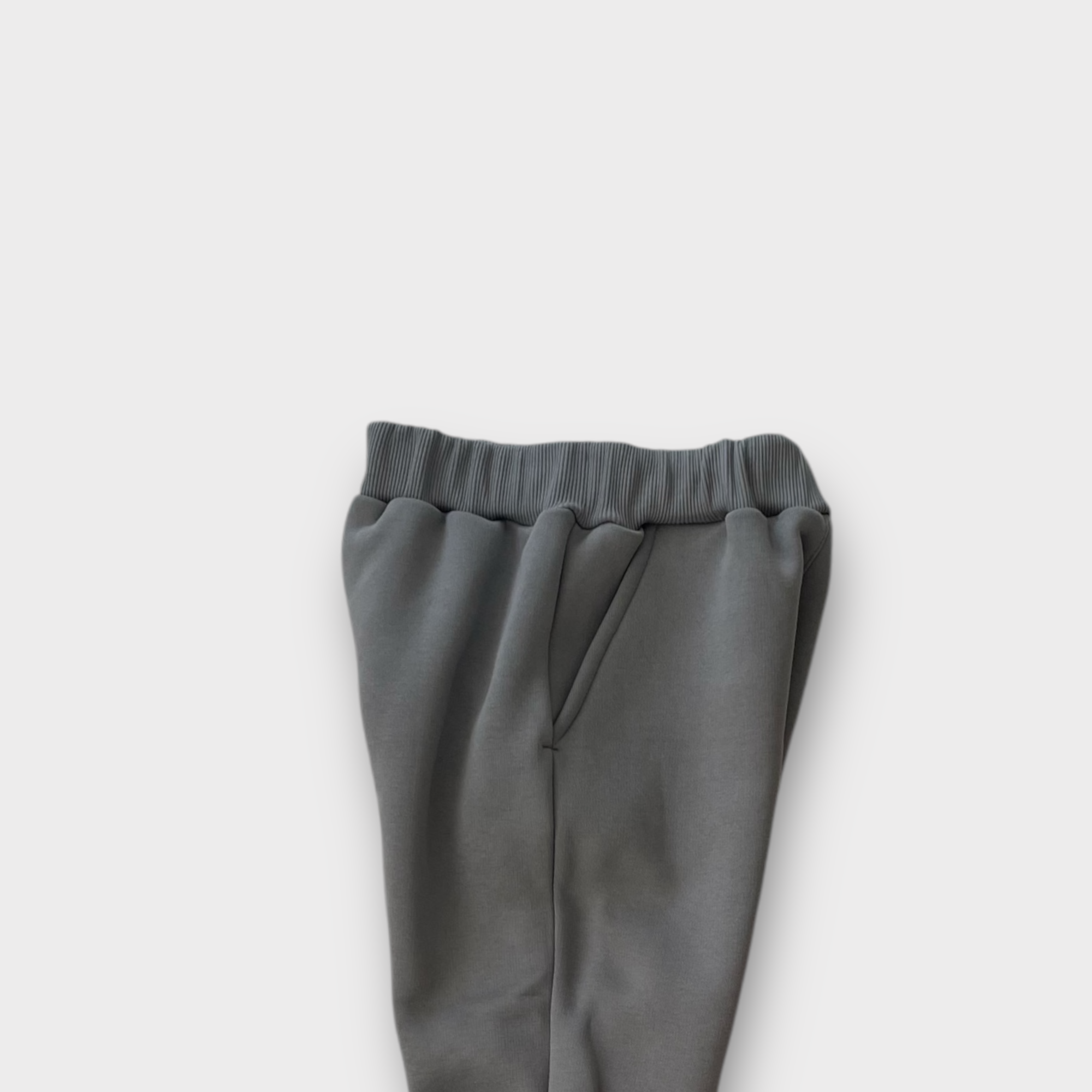 Штани на флісі сіра олива