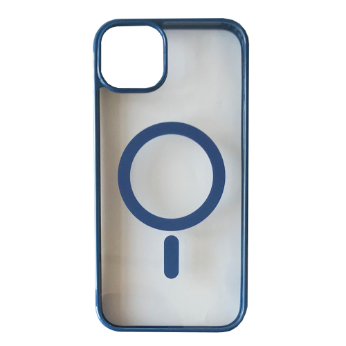 Чохол CLEAR Color MagSafe Case BOX for iPhone 14 Pro Max Navy blue