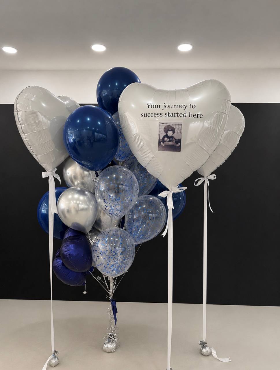 Personalized Photo Heart Balloon Arrangement