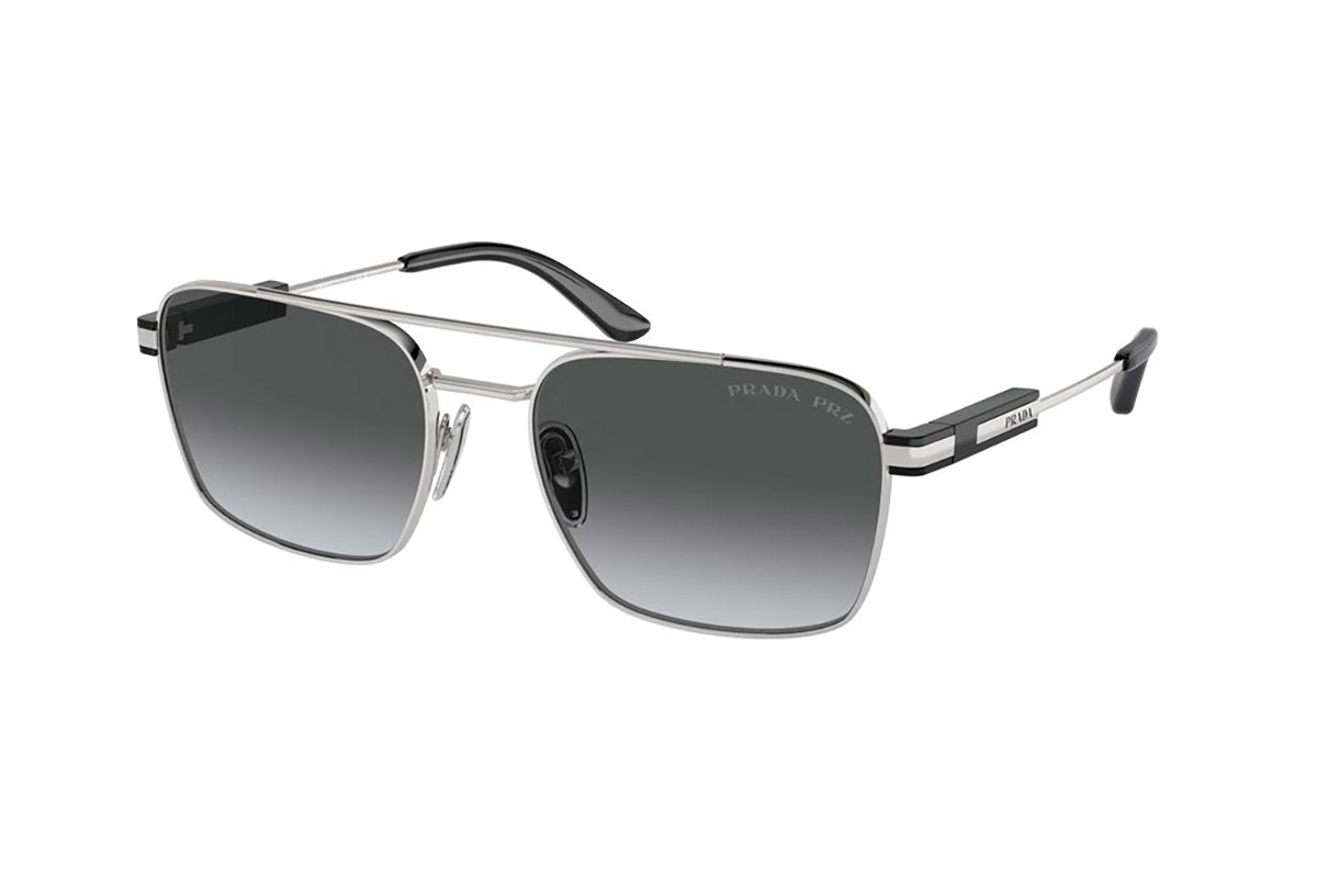 PRADA 67ZS 1BC5W1 POLAR GREY GRADIENT