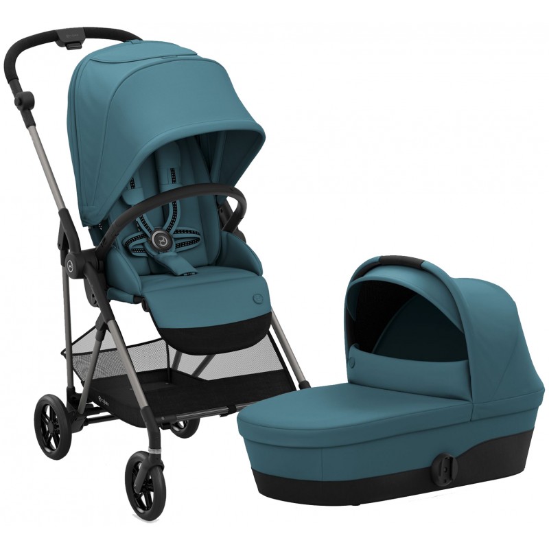 Коляска Cybex Melio 2 в 1 River Blue