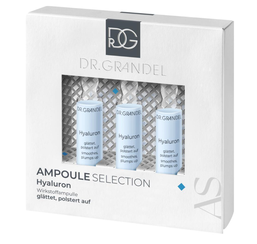 Ампули для інтенсивного зволоження Dr. Grandel Hyaluron, 3 х 3 мл