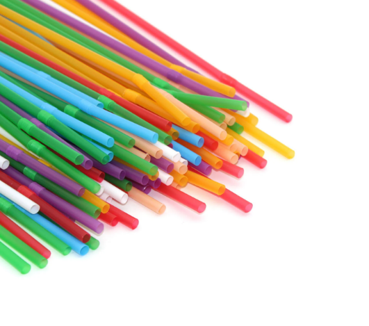 Трубочка гофра з коліном 21 см, упаковка 200 шт, 014000040