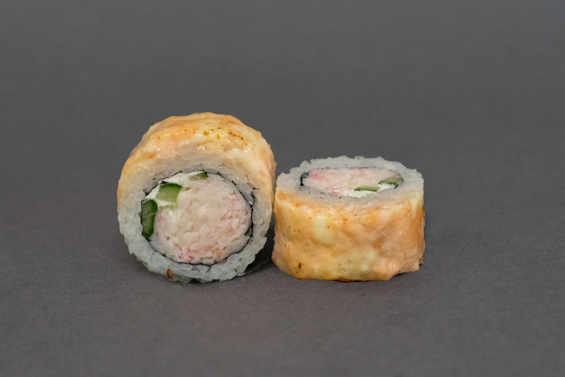 Baked Roll with Salmon and Cheese