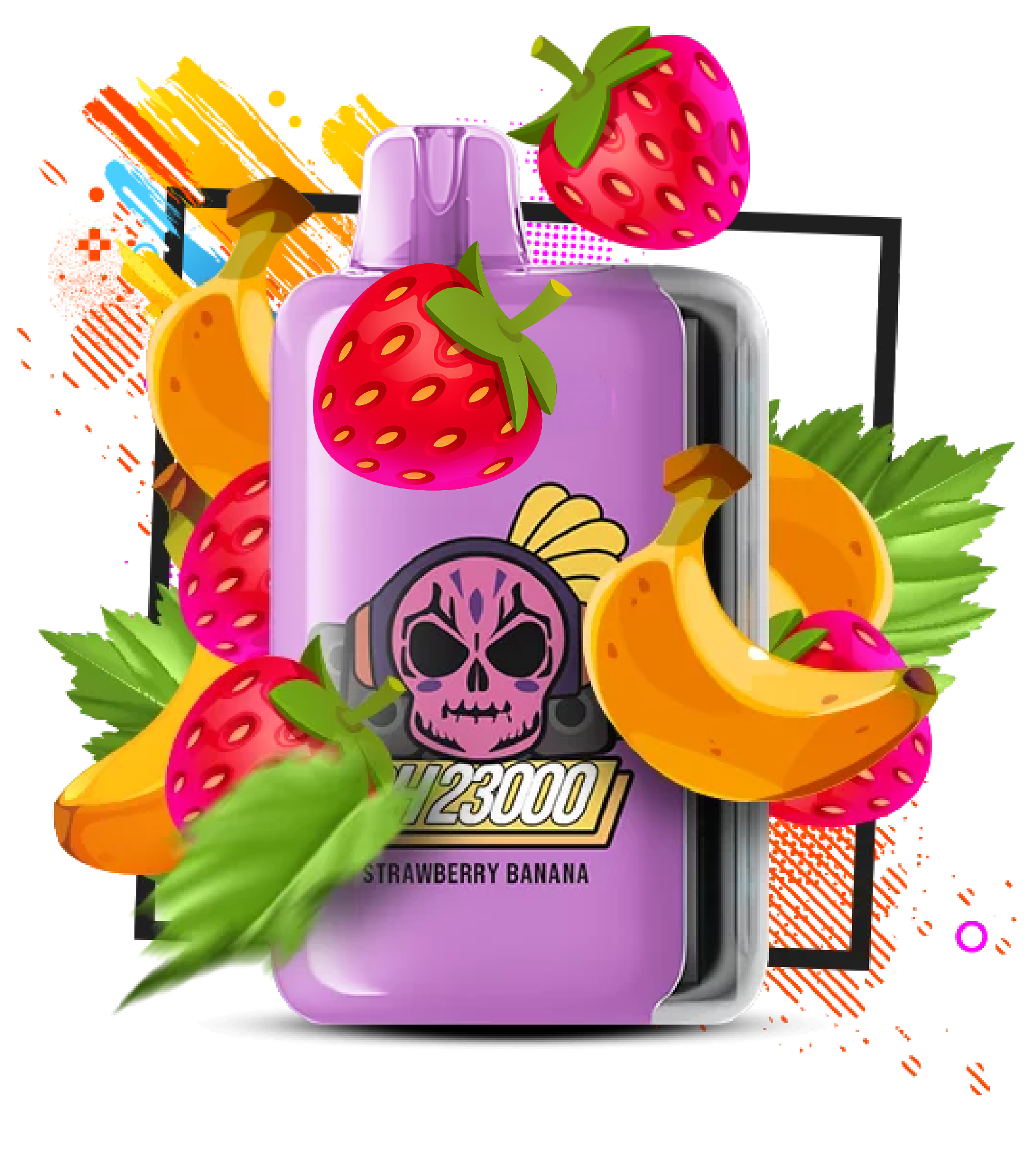 Elf Bar GH 23000 Strawberry Banana (Полуниця Банан)