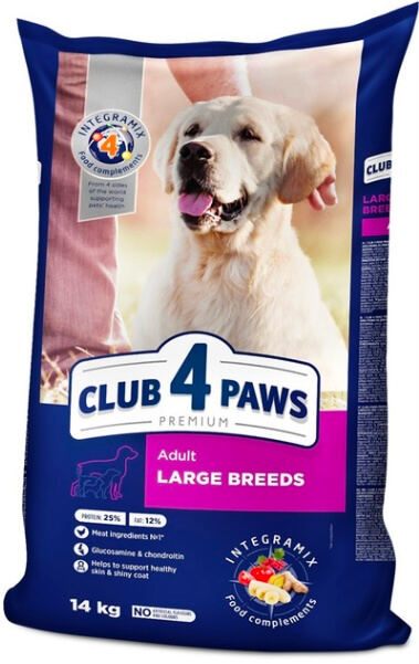 Клуб 4 лапи Premium сухий великі породи собак 14кг