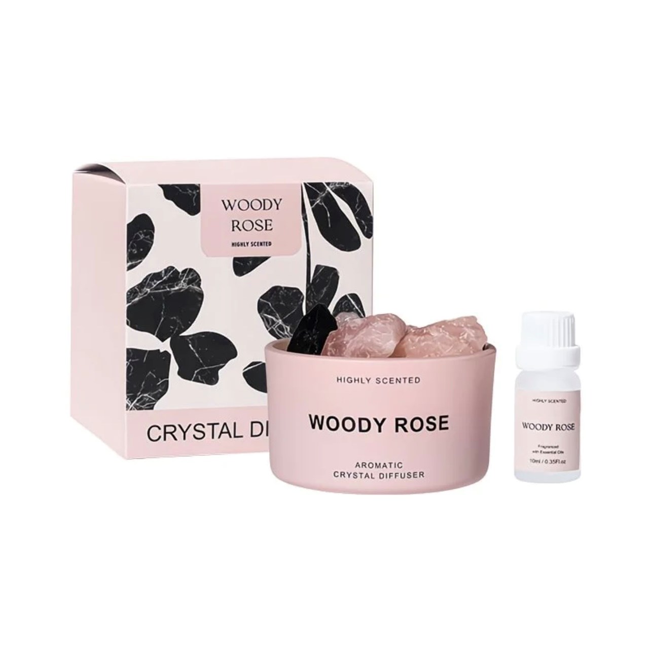 Аромадифузор з кристалами Woddy Rose