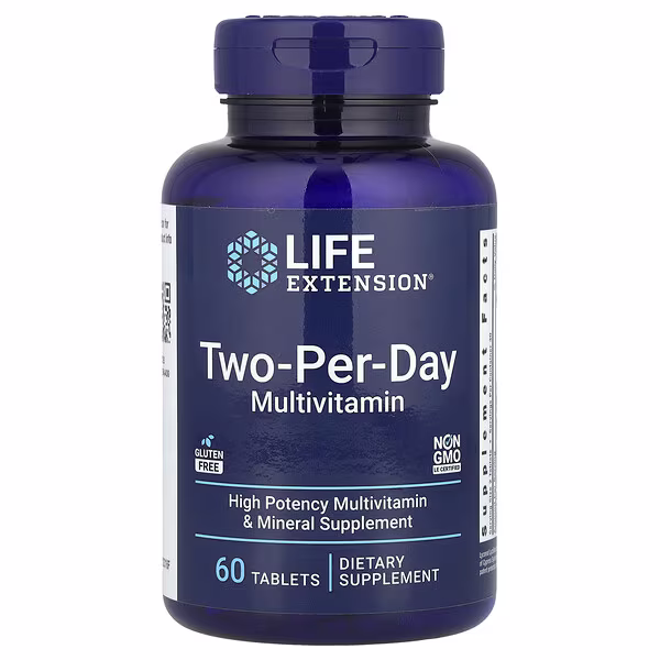 Life Extension, Two-a-Day Multivitamin, 60 Tablets