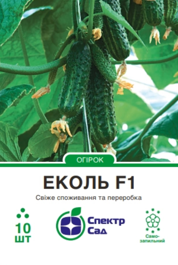 Огірок Еколь F1, 10 шт