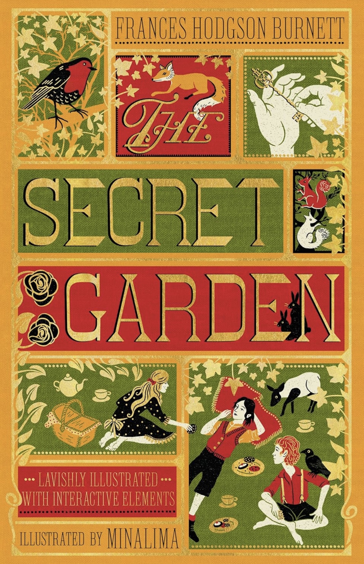 The Secret Garden (MinaLima Edition) (Illustrated with Interactive Elements): Frances Hodgson Burnett & Minalima