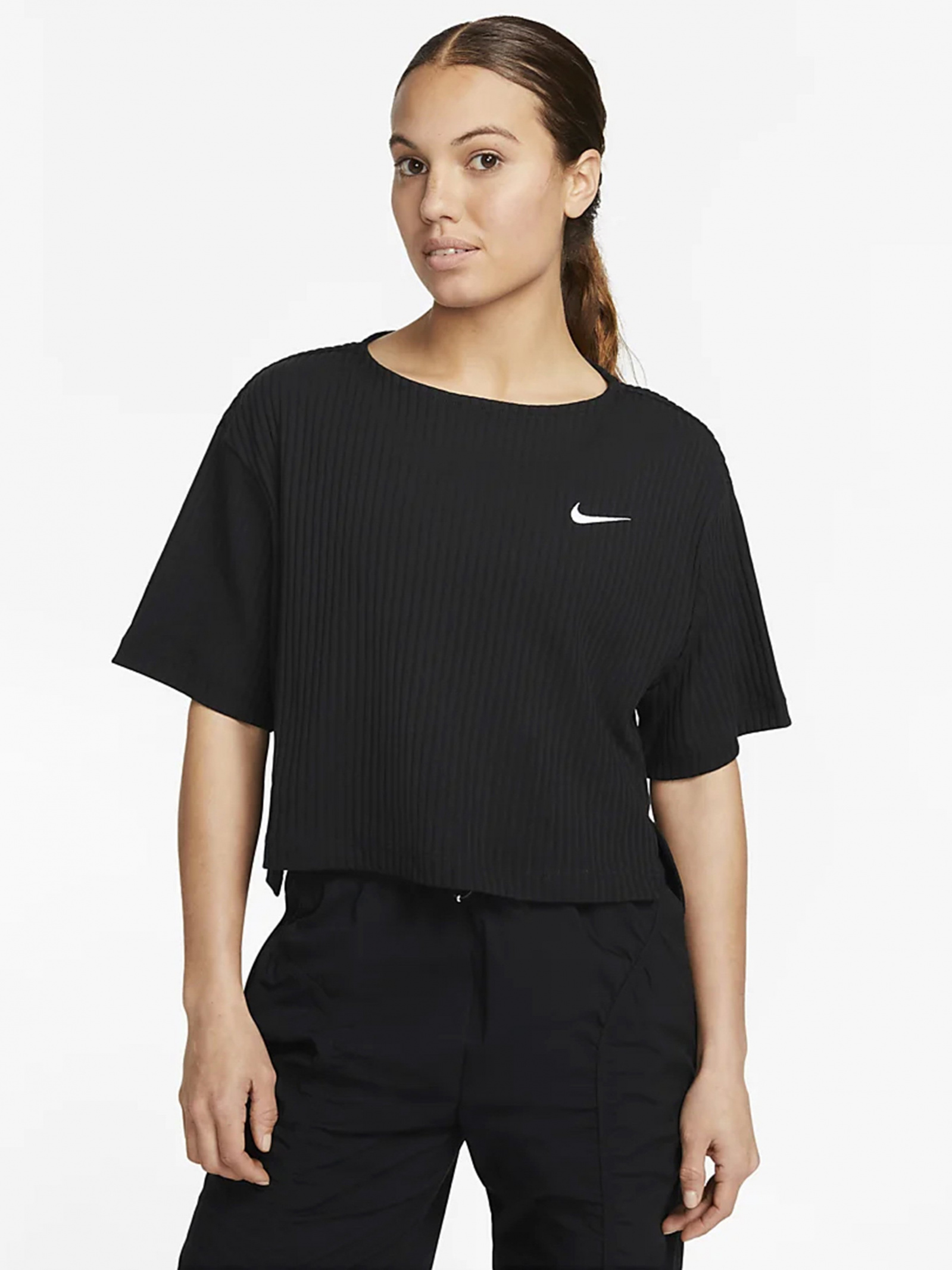 Футболка жіноча Nike Nsw Rib Jrsy Ss Top