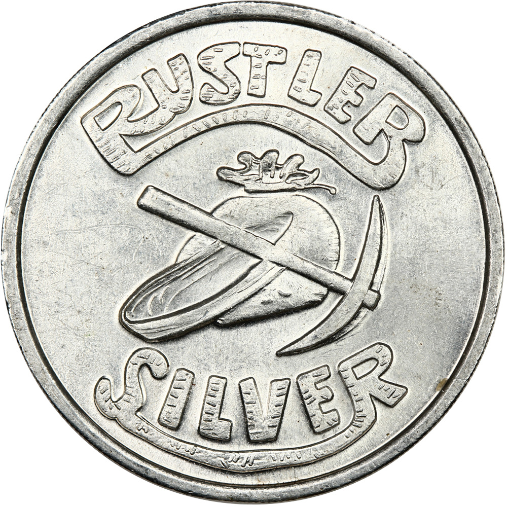 Rustler Silver Advertising Token For Premium Only