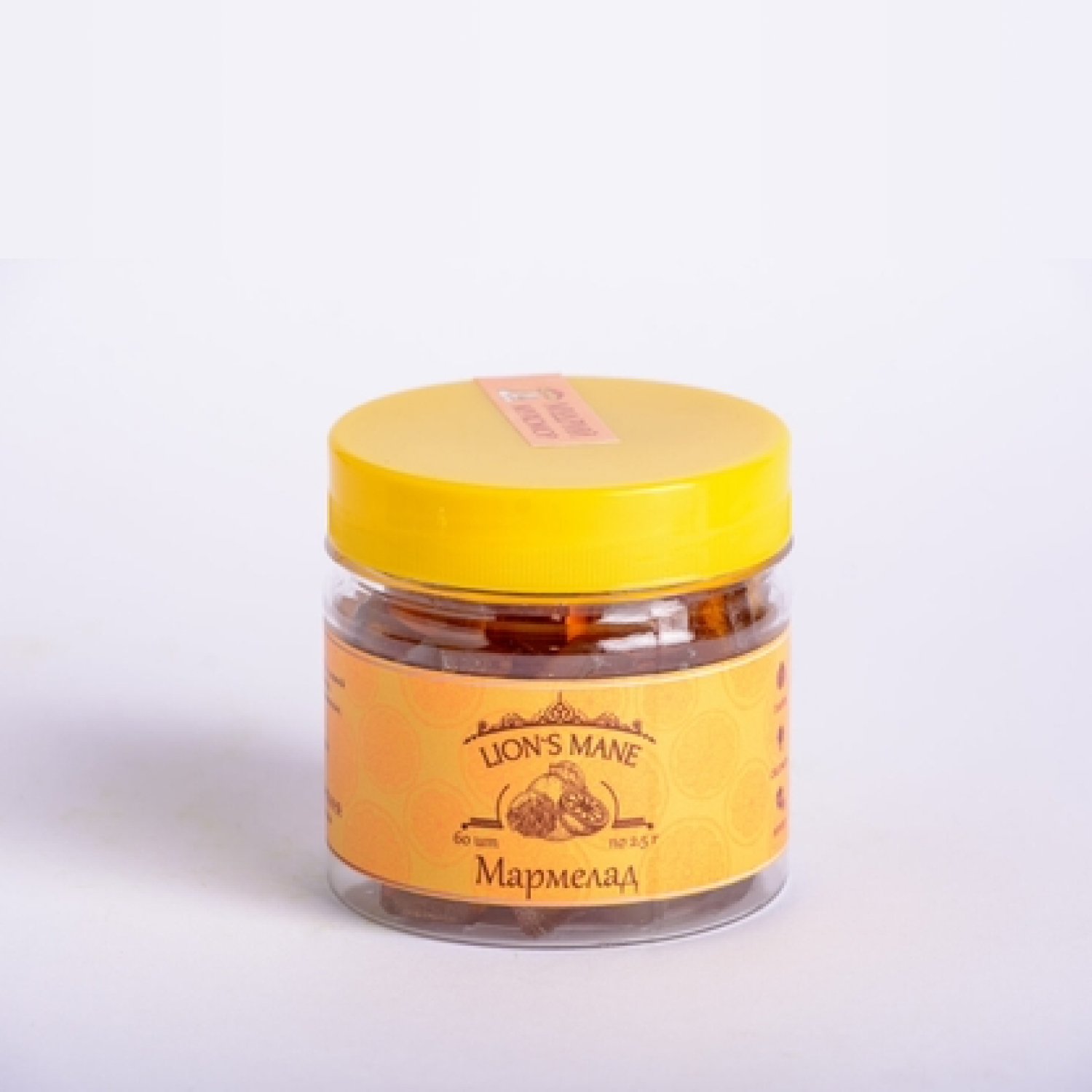 Мармелад грибний апельсиновий з Їжовиком гребінчастим