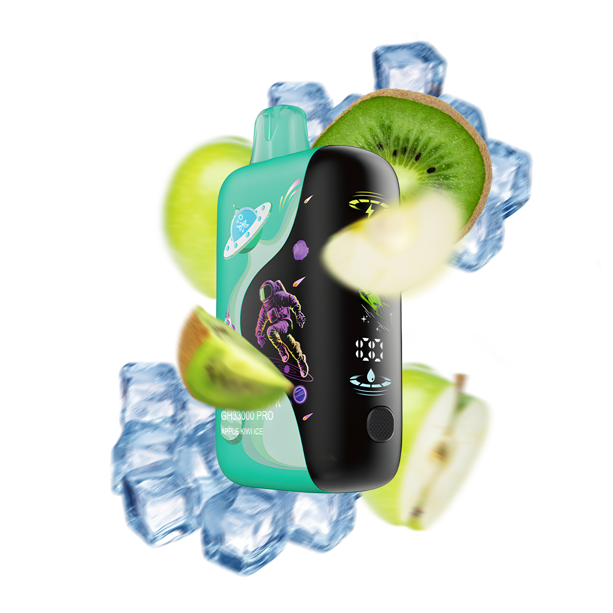 Eӏf GH 33000 PRO Apple Kiwi Ice ( Яблуко Ківі Лід )