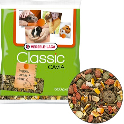 ВЕРСЕЛЕ-ЛАГА КЛАСІК КАВІА корм з вітаміном C для морських свинок 0.5 кг.