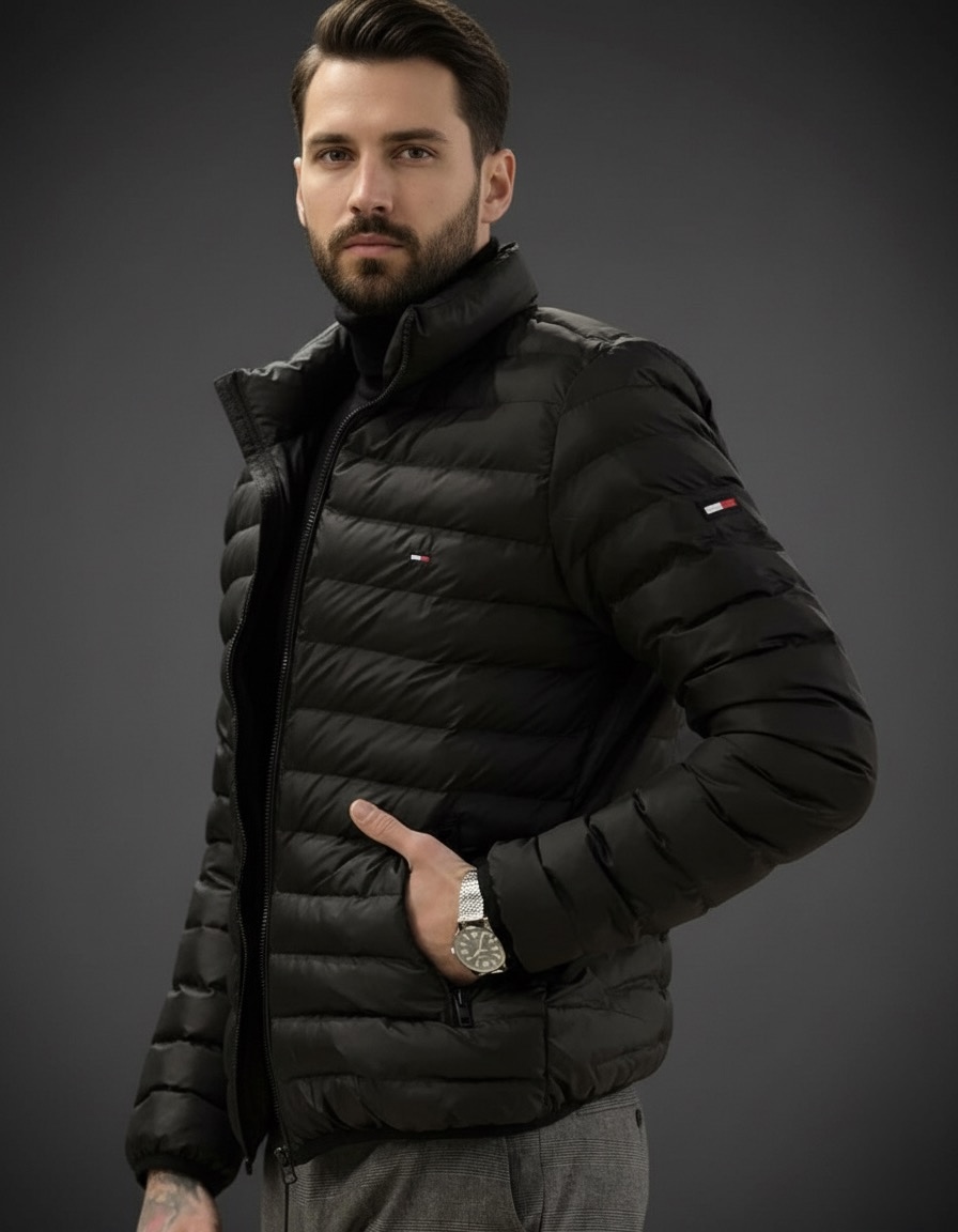 Демісезонна чоловіча куртка black