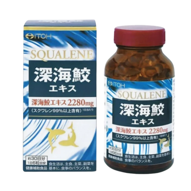 Сквален Преміум Екстракт глибоководної акули ITOH 180 кап на 45 днів