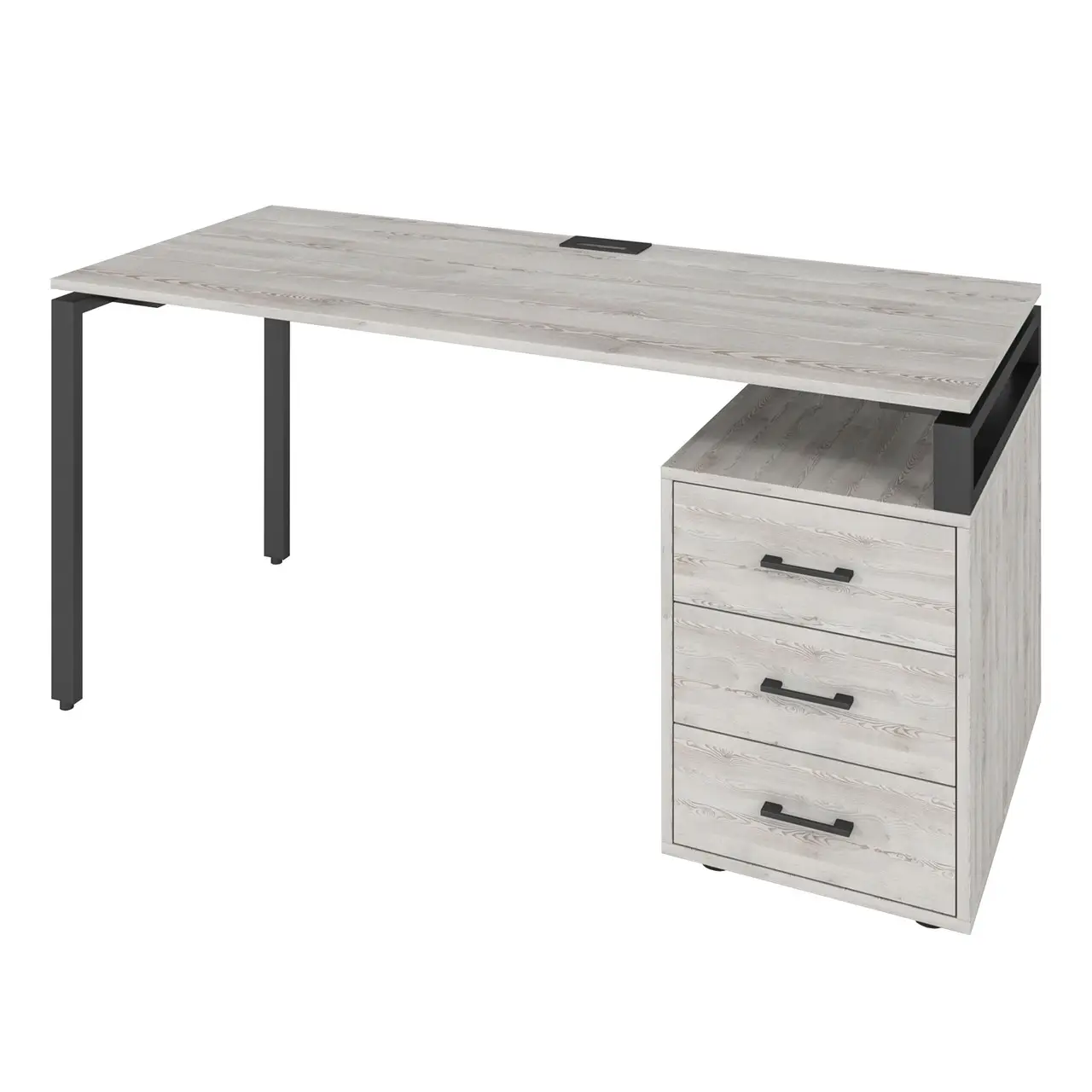 Стіл керівника з тумбою LM, кабінет керівника, стіл керівника 1600/700/750 мм.