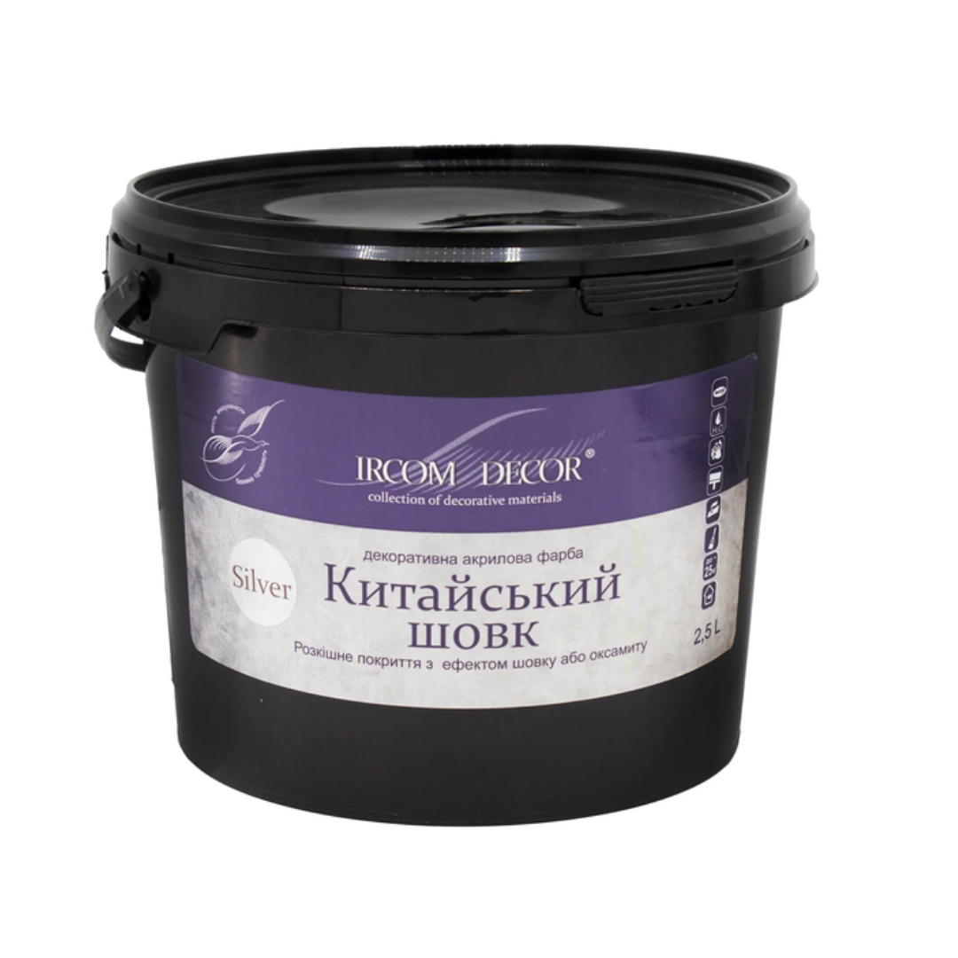 Декоративна фарба ІРКОМ “Китайський шовк” White 2.5 л