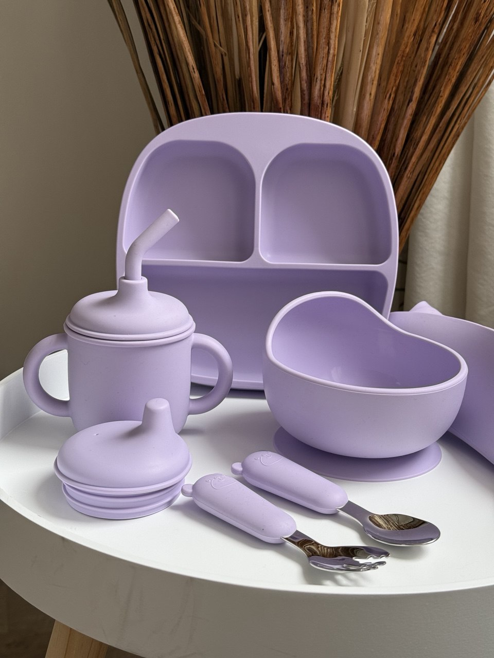 Набір квадрат базовий з 5 предметів, колір - Лаванда (Pastel Lilac)