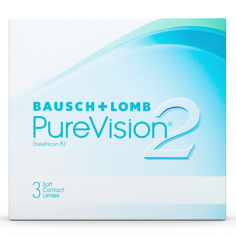 КОНТАКТНІ ЛІНЗИ BAUSCH & LOMB PURE VISION 2 (3 бл./уп.)