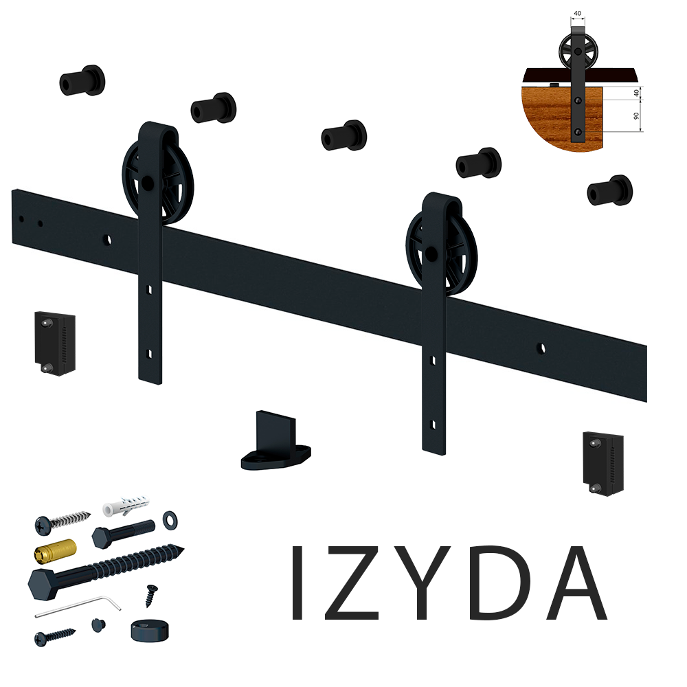 Комплект розсувної системи Valcomp Design Line IZYDA