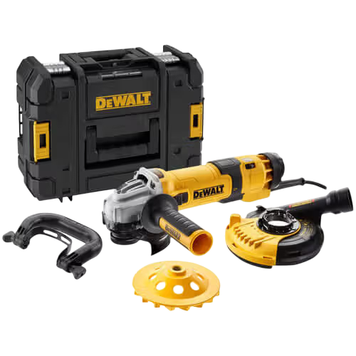 Шліфмашина кутова - болгарка Ø125 мережева DeWALT DWE4257KT