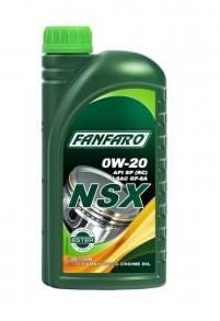 Моторна олива синтетична NSX 0W-20 1л Fanfaro