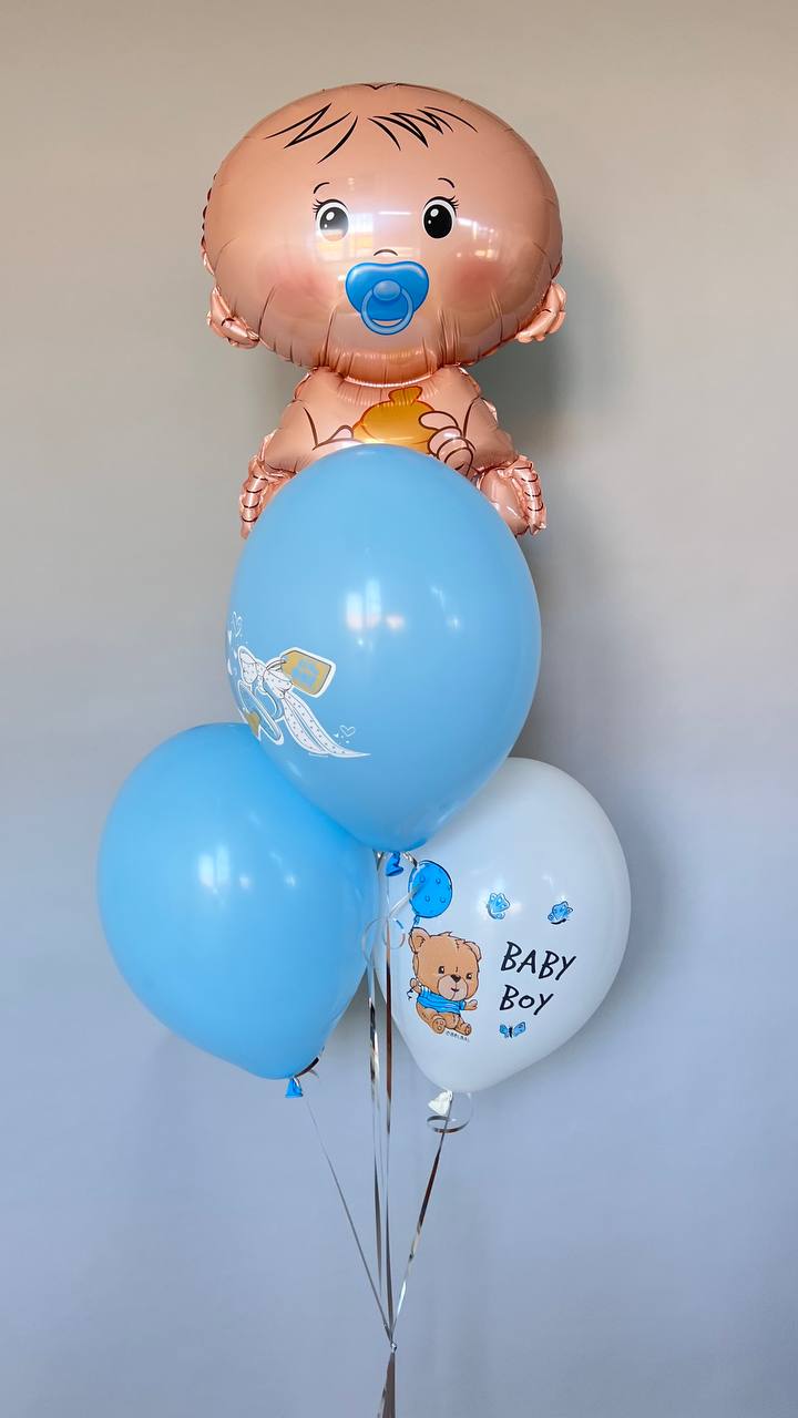 Подарунковий набір «Маленьке диво» — фігура пупса та фонтан із тематичних кульок