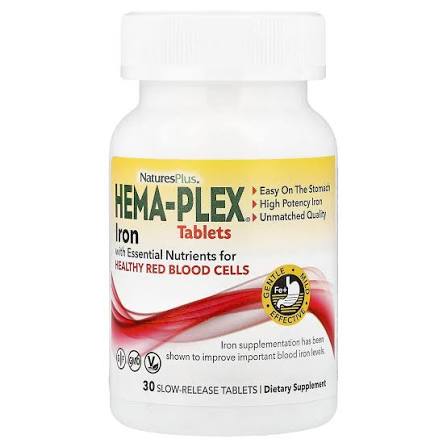 Hema-Plex Iron- 30 tabs