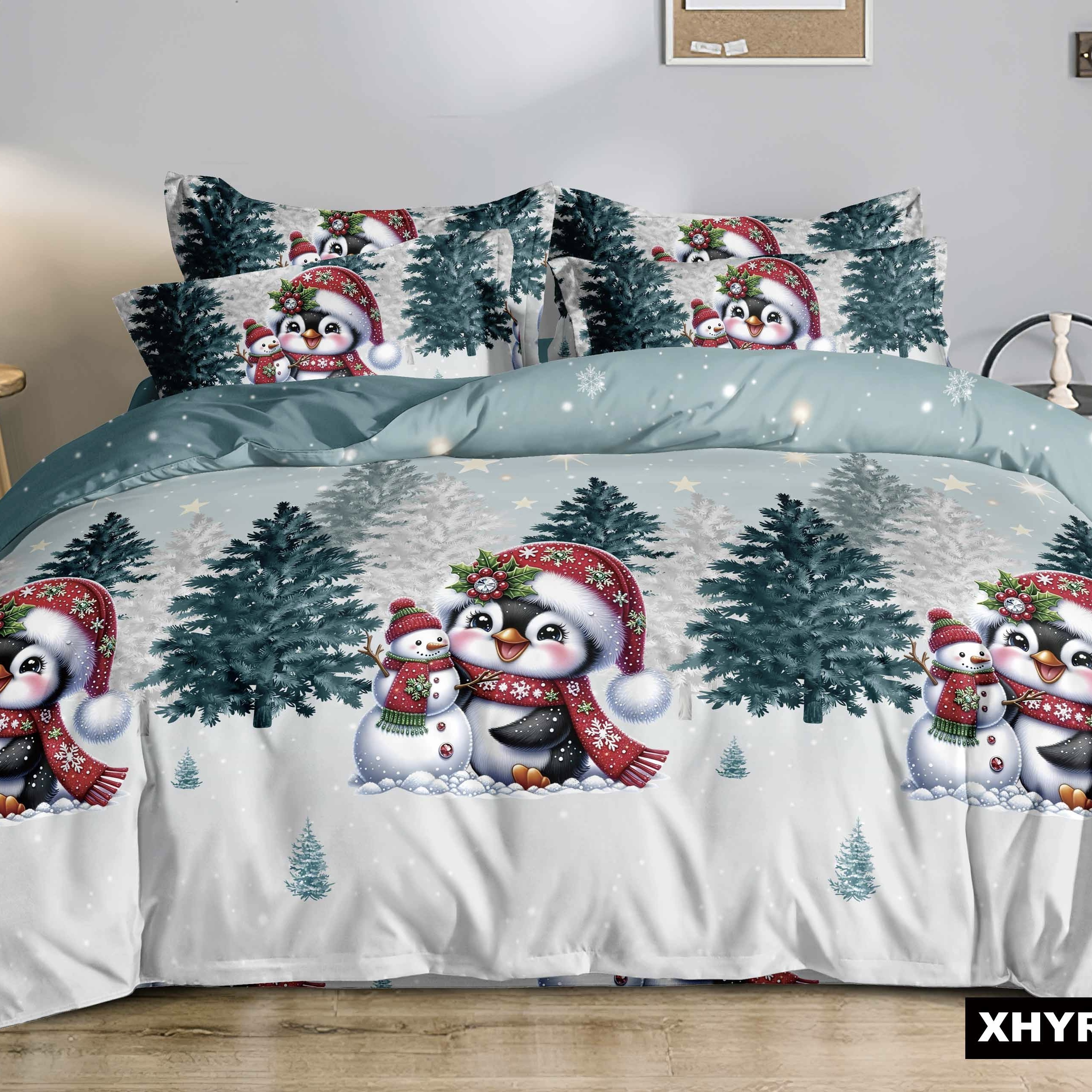 Постільний комплект Байка "Новорічні друзі"