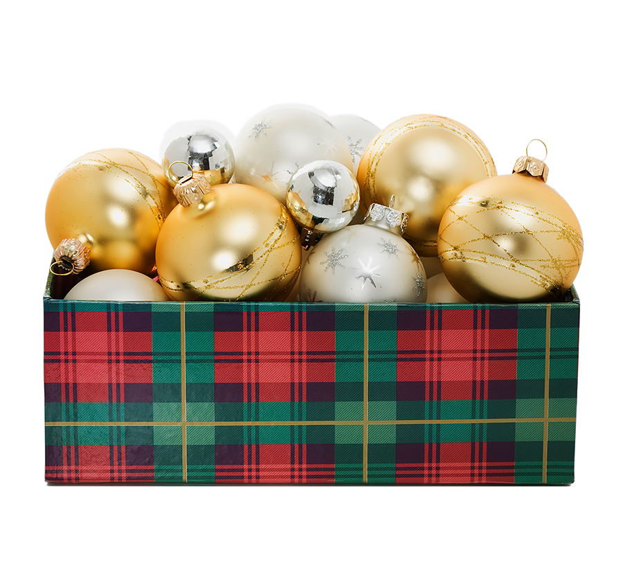 Gold Christmas Balls