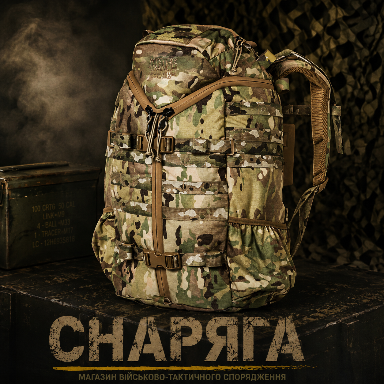 Оригінальний тактичний армійський штурмовий рюкзак "Mystery Ranch 3 Day BVS Assault Pack"  від американського преміум бренду "Mystery Ranch."
