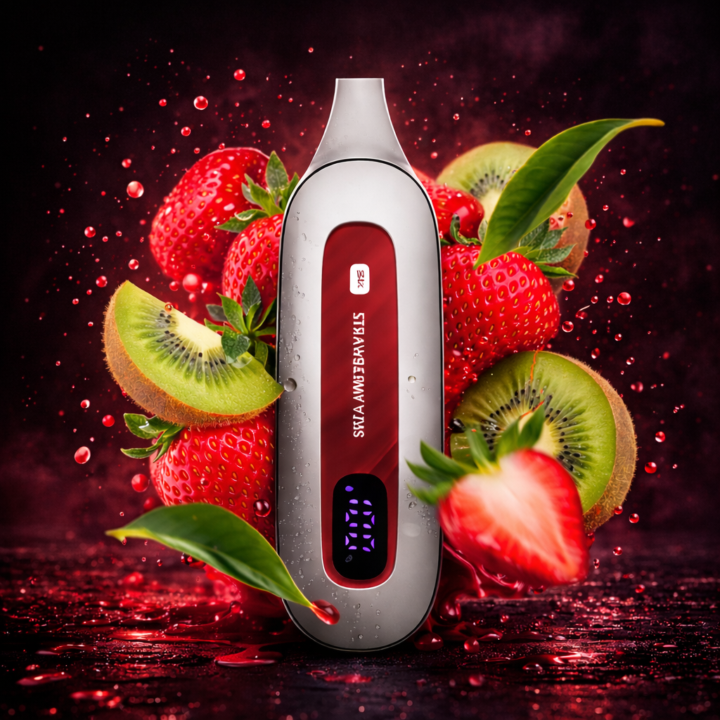 Fӏonq MAX SMART 12000 Strawberry Kiwi ( Полуниця Ківі )