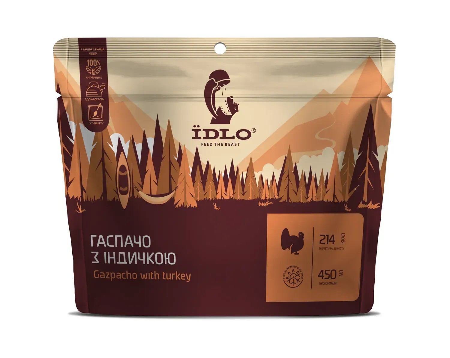 Гаспачо з індичкою