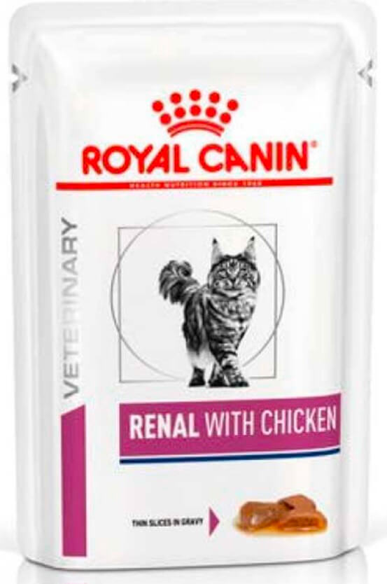 Роял Канін консерва д/котів RENAL CAT CHICKEN (шматочки в соусі) 0.85г.