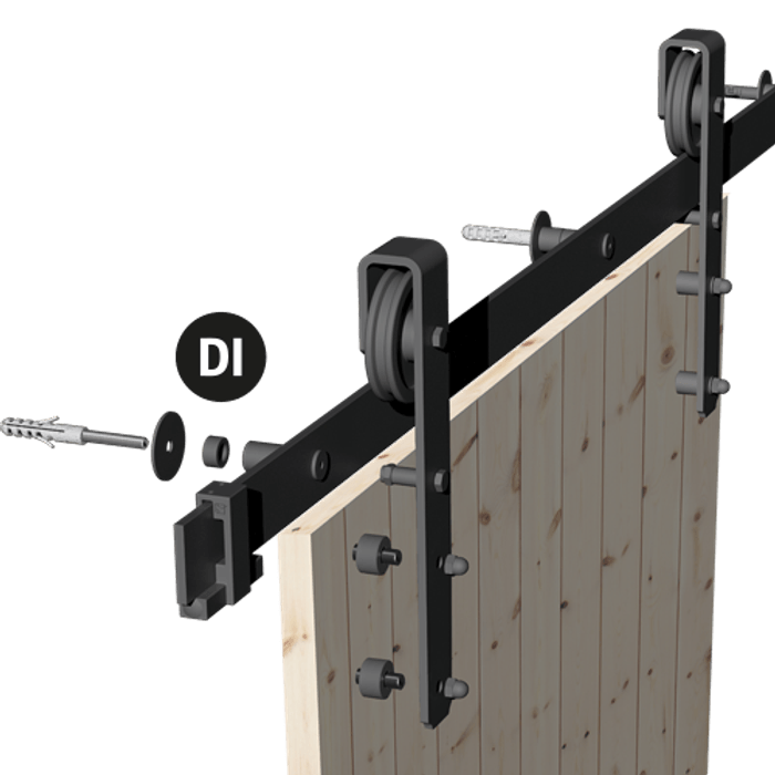 Комплект дистанційних втулок для дверей товщиною 42-52 мм Mantion ROC Design
