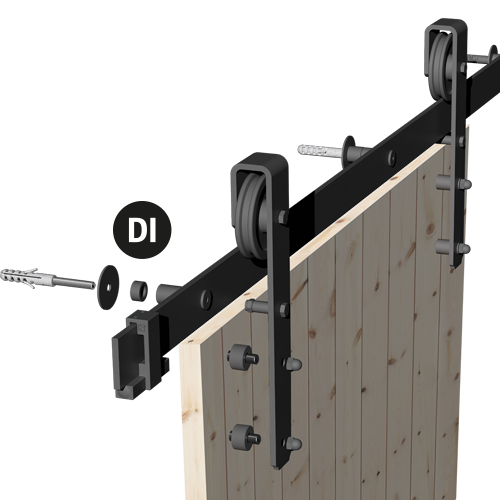Комплект дистанційних втулок для дверей товщиною 42-52 мм Mantion ROC Design