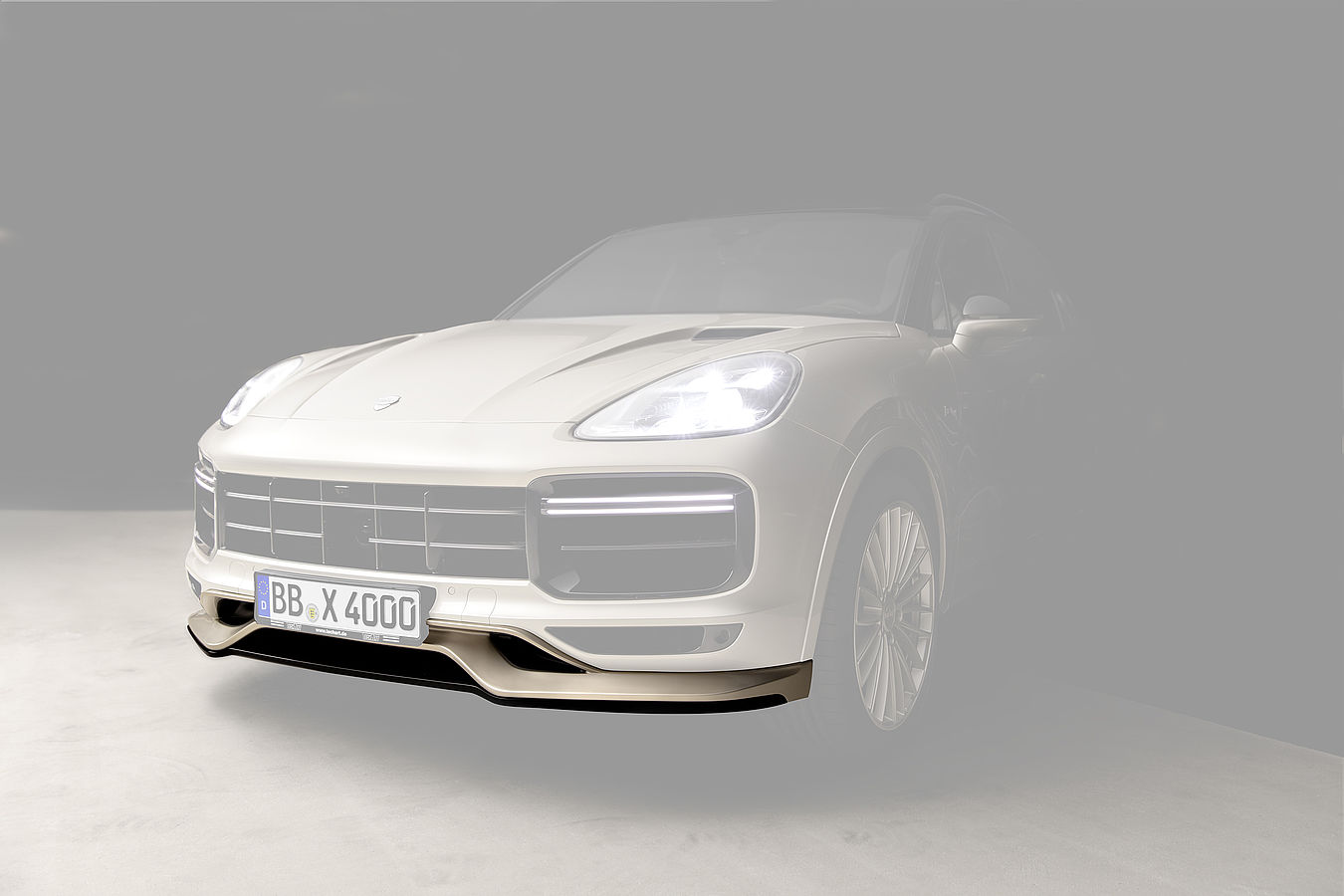 Porsche Cayenne (9YA) TECHART fartuch zderzaka przedniego