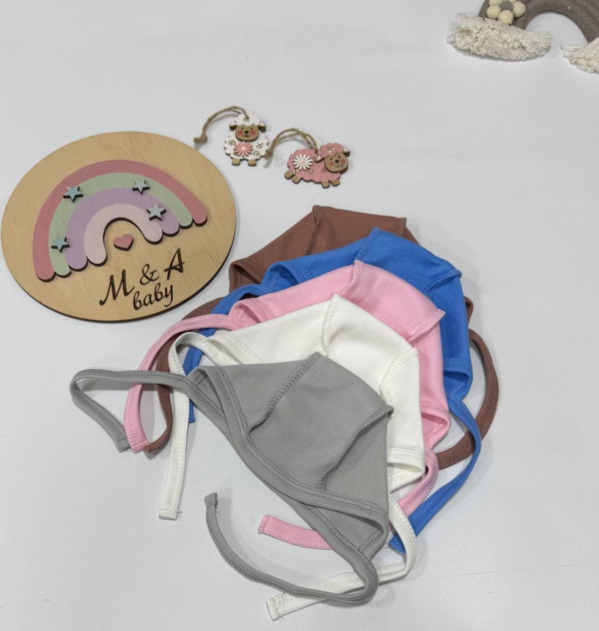 Чепчик з інтерлоку для новонароджених