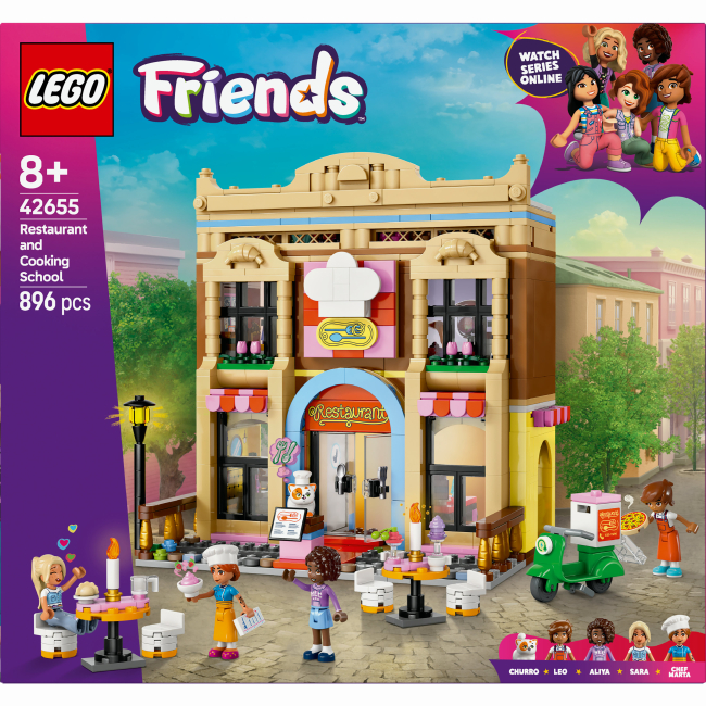 Конструктор LEGO Friends Ресторан і кулінарна школа (42655)