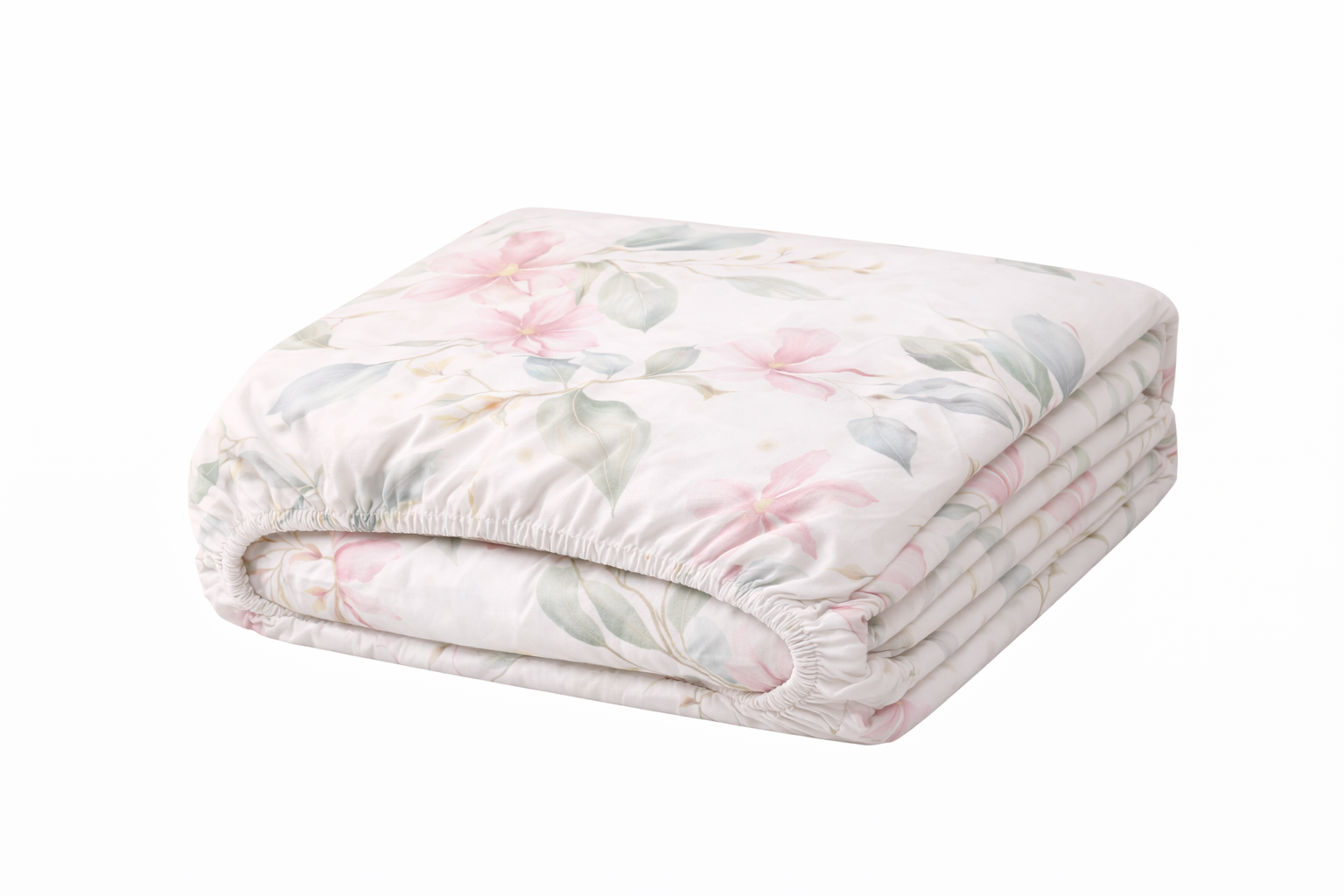 Простирадло на гумці ранфорс принт  