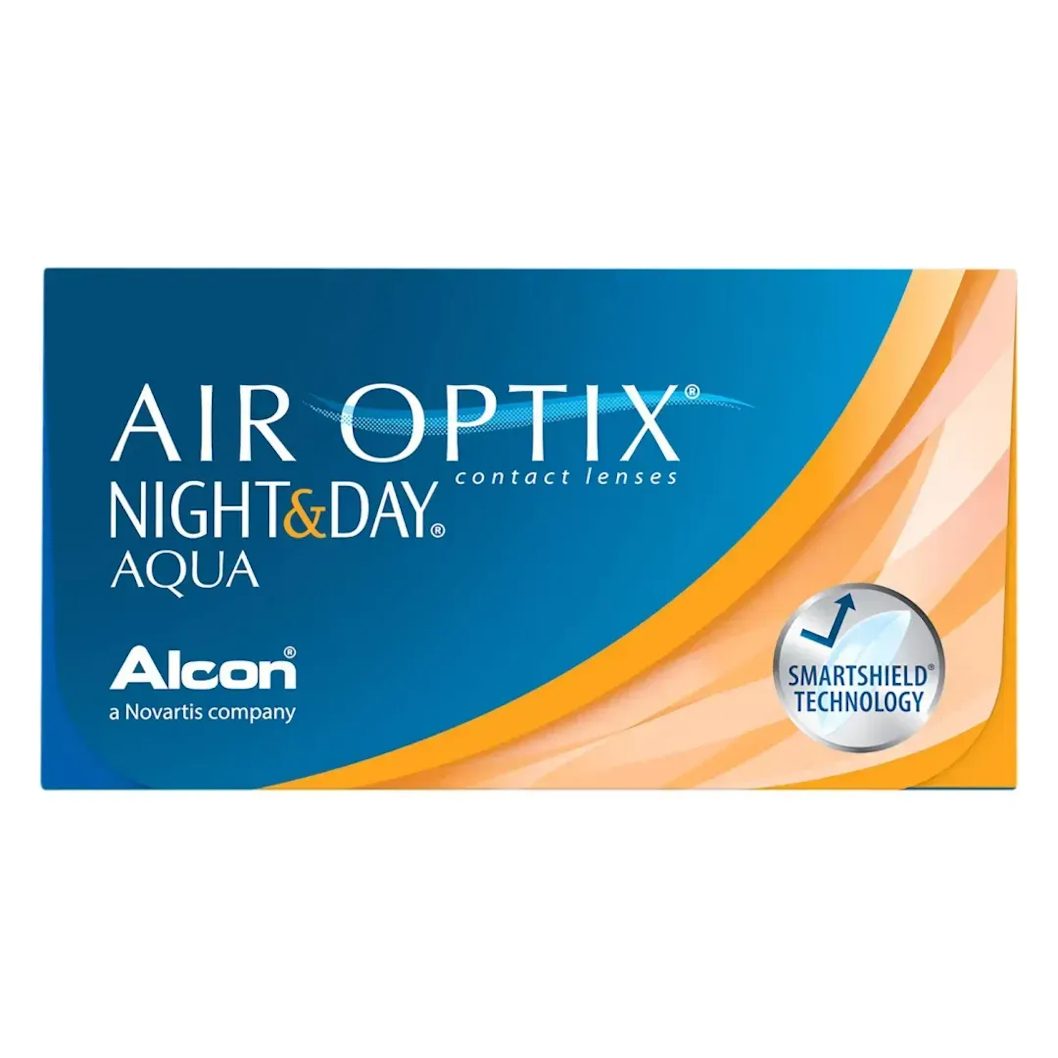 КОНТАКТНІ ЛІНЗИ AIR OPTIX NIGHT&DAY AQUA (3шт/уп.)