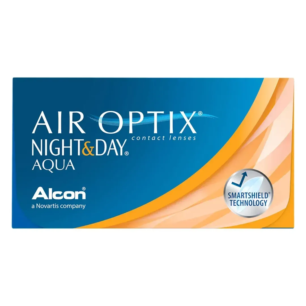 КОНТАКТНІ ЛІНЗИ ALCON OPTIX NIGHT& DAY AQUA (3шт/уп.)