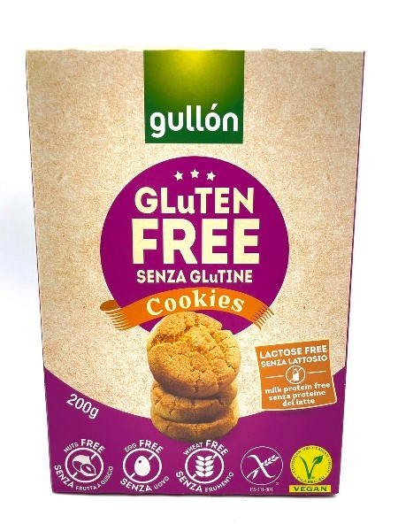Печиво Без глютену, лактози Gullon Cookies Gluten Free 200г.