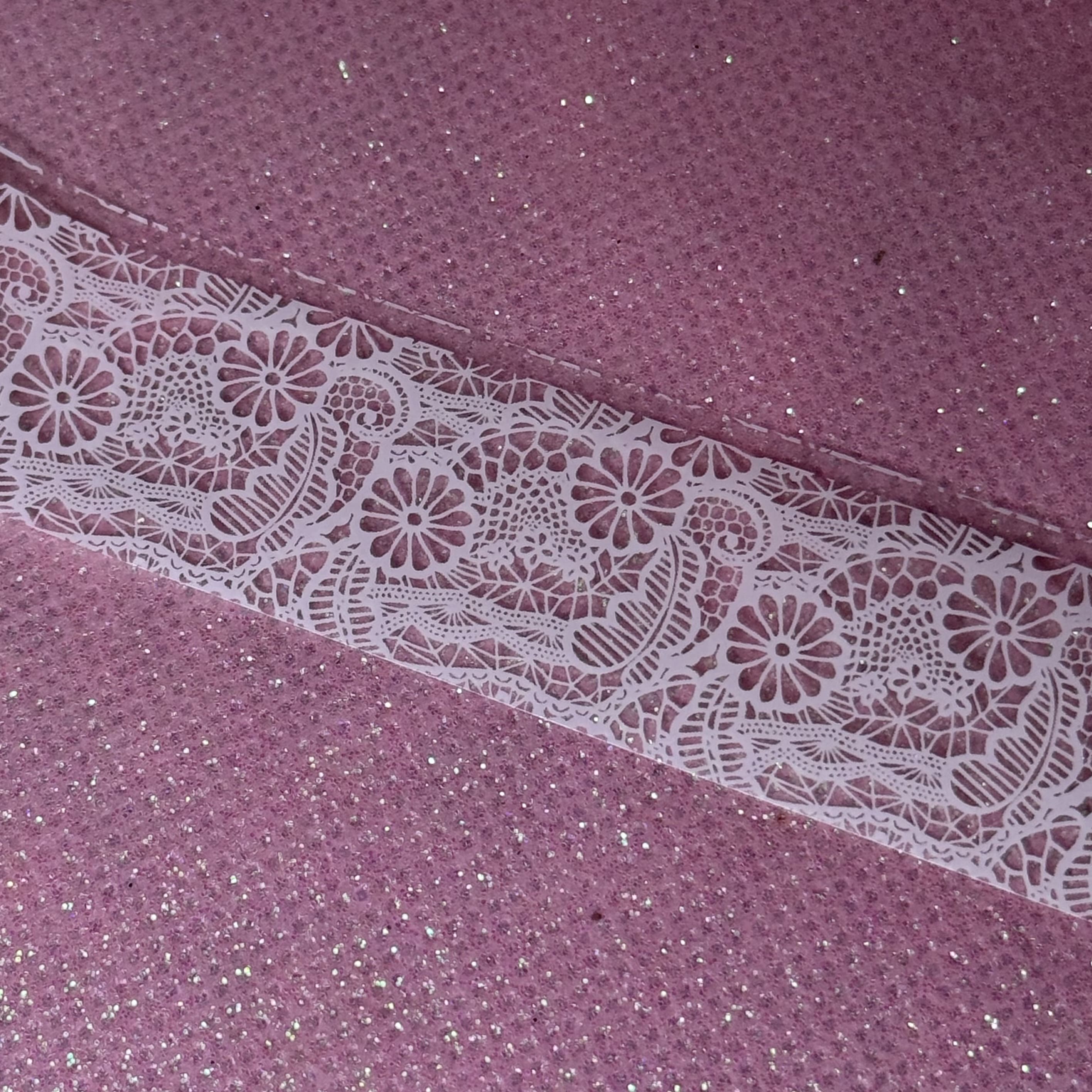 Фольга для нігтів «Біле мереживо» №10