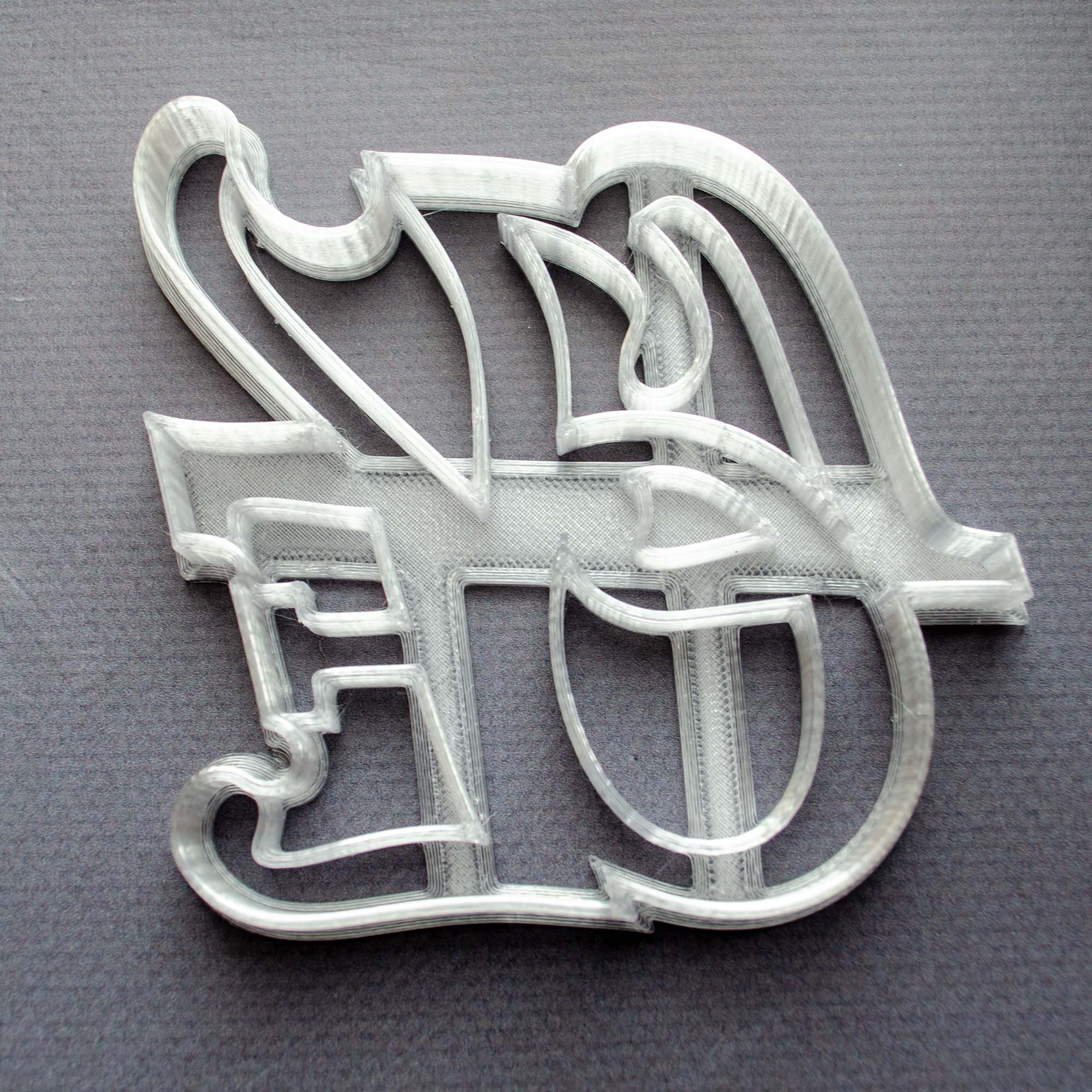 Пластикова вирубка (форма, каттер) для пряників і печива Love-1, 11х10 см